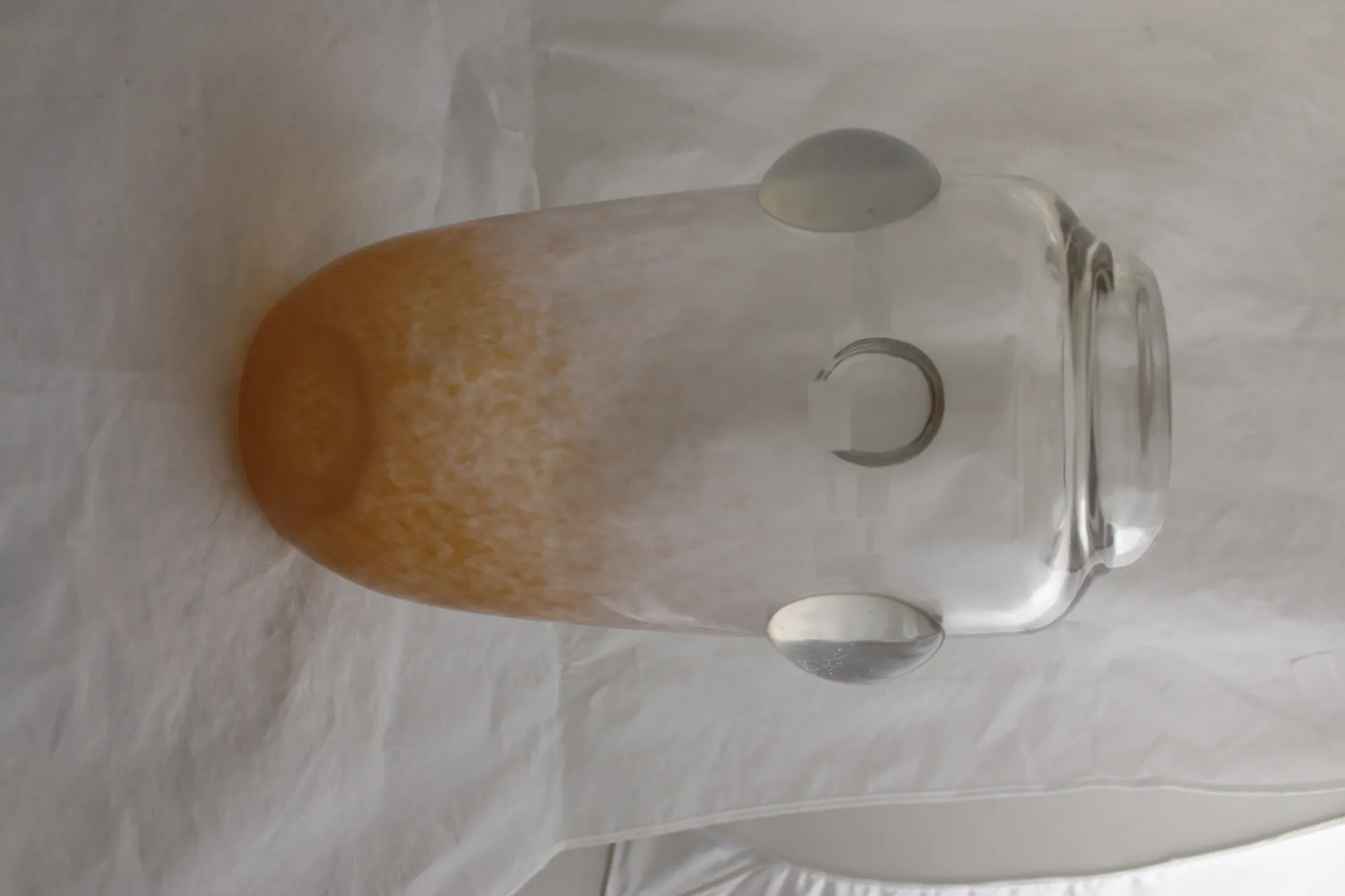 Подписанное стекло Schneider французское с уникальными визуальными деталями