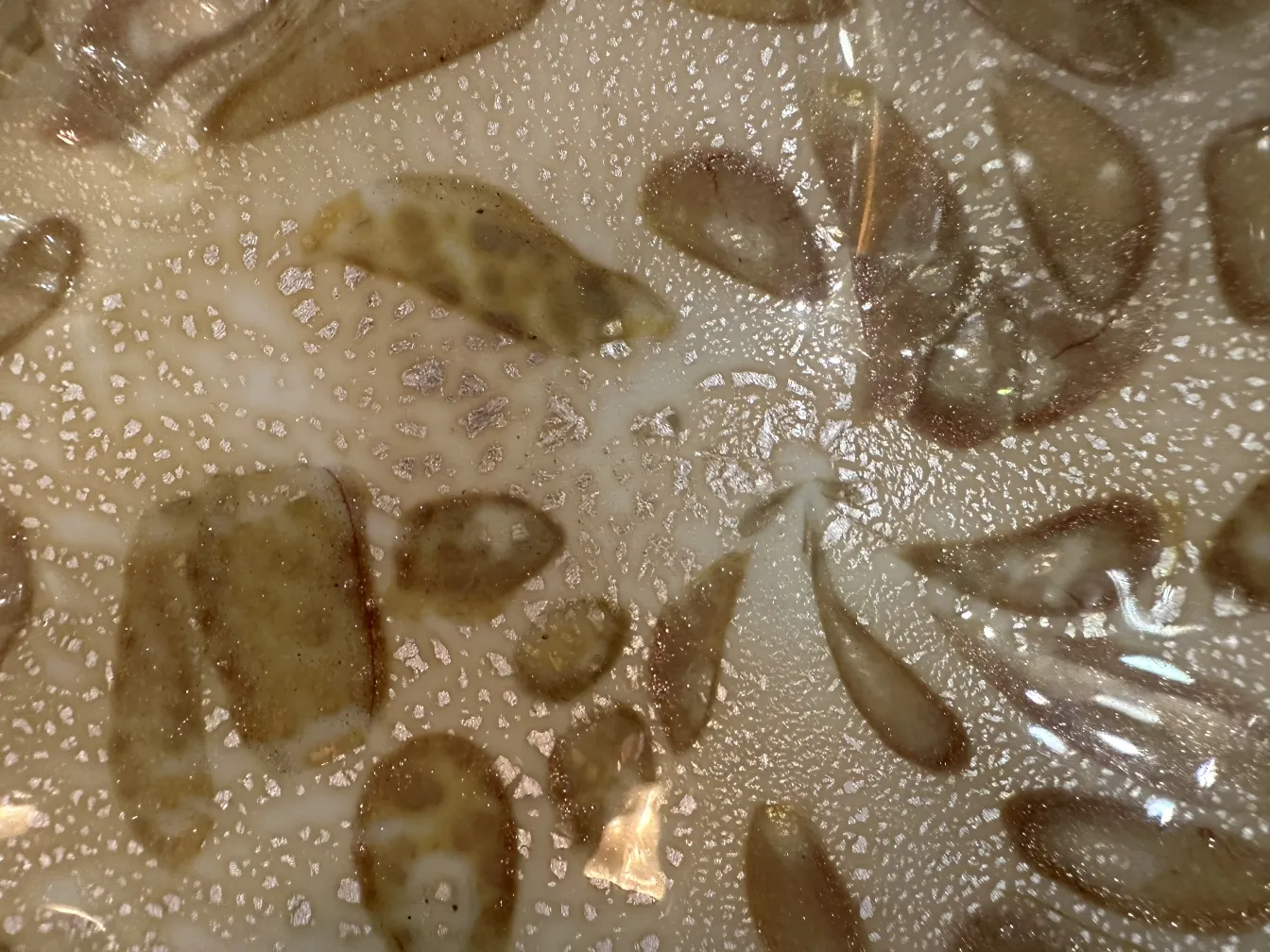 独特模式的古董穆拉诺玻璃装饰