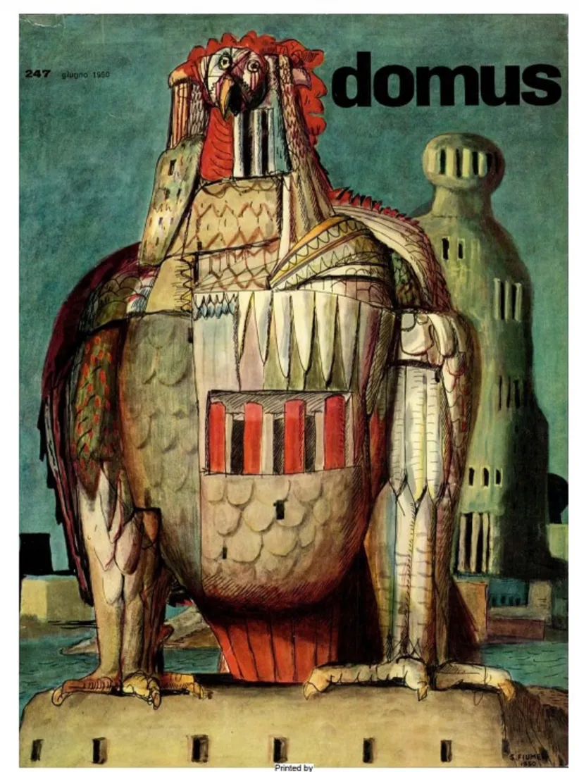 antique murano glass sculpture with colorful details