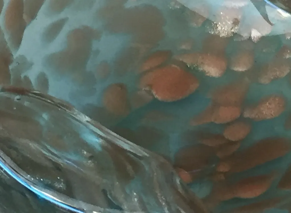 cristal de murano ancien avec des couleurs vives et des formes