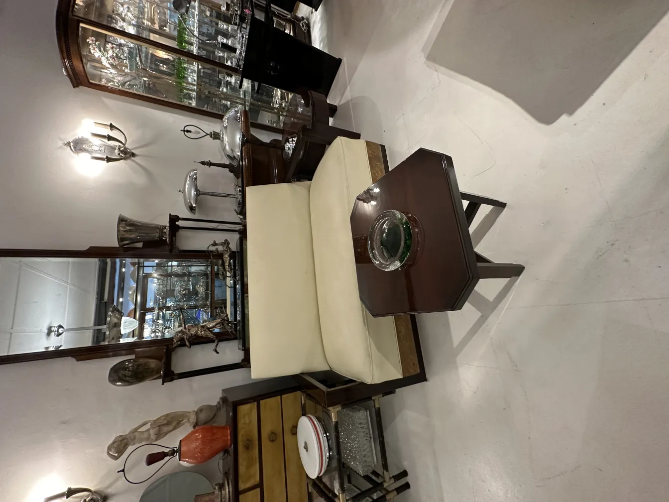 Cristal de Murano em um ambiente antigo.