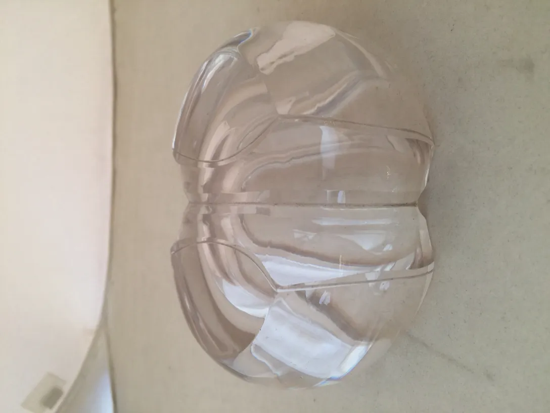 antique murano glass decorative with elegant soft shapes