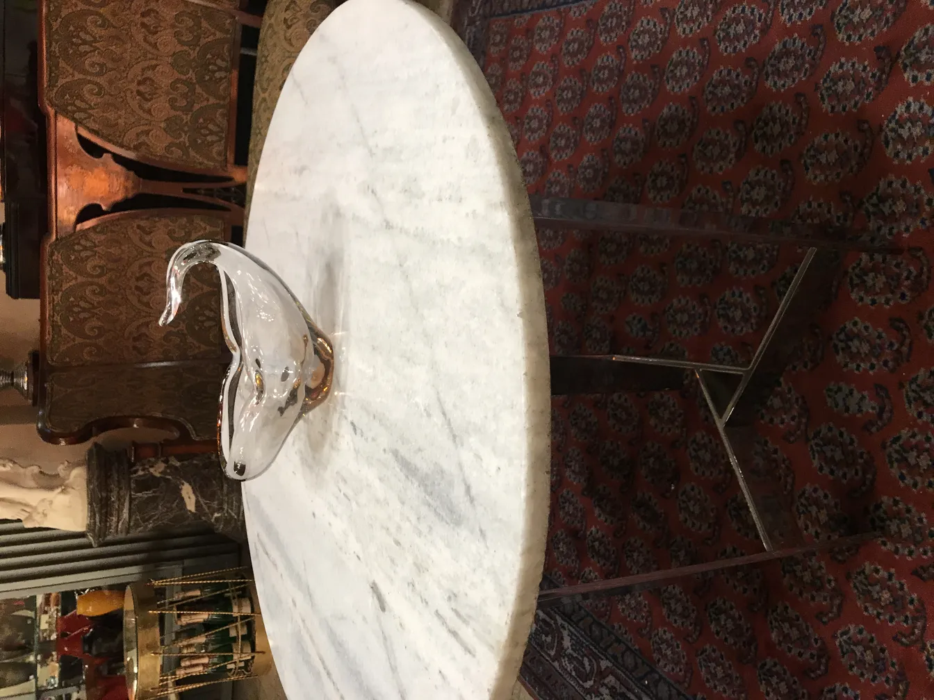 arte antiguo de cristal de murano, forma elegante y decorativa