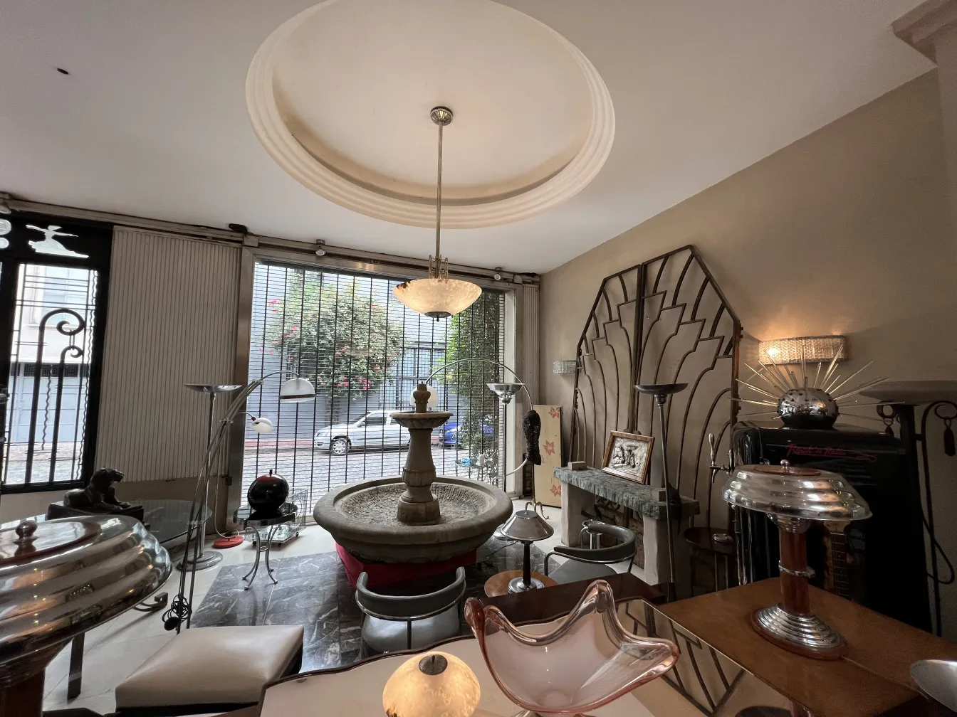 decorative antique murano glass in a stylish room