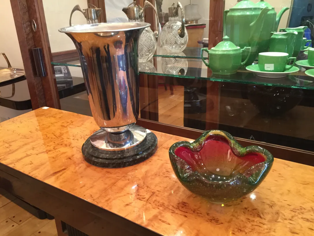 Bunte antike dekorative Murano-Glas-Schüssel