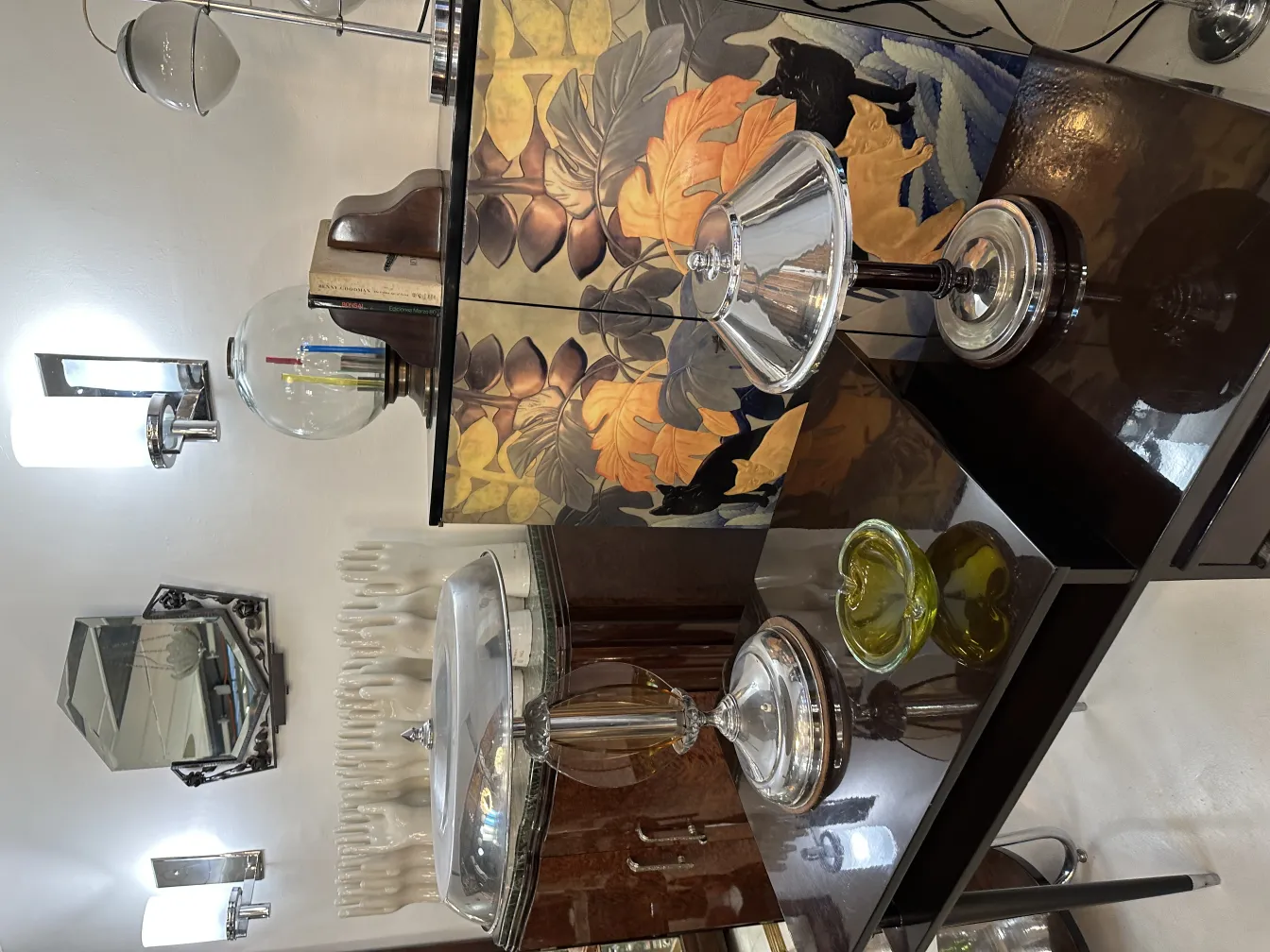 Cristal de Murano dans une ancienne décoration élégante