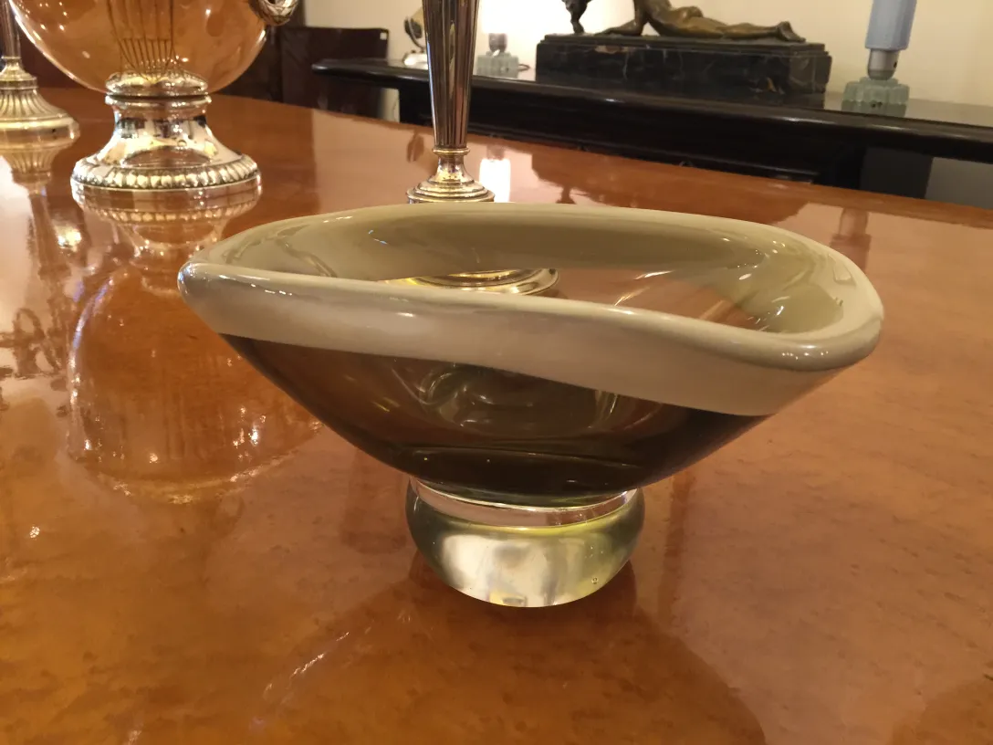 cristal de murano ancien en forme élégante