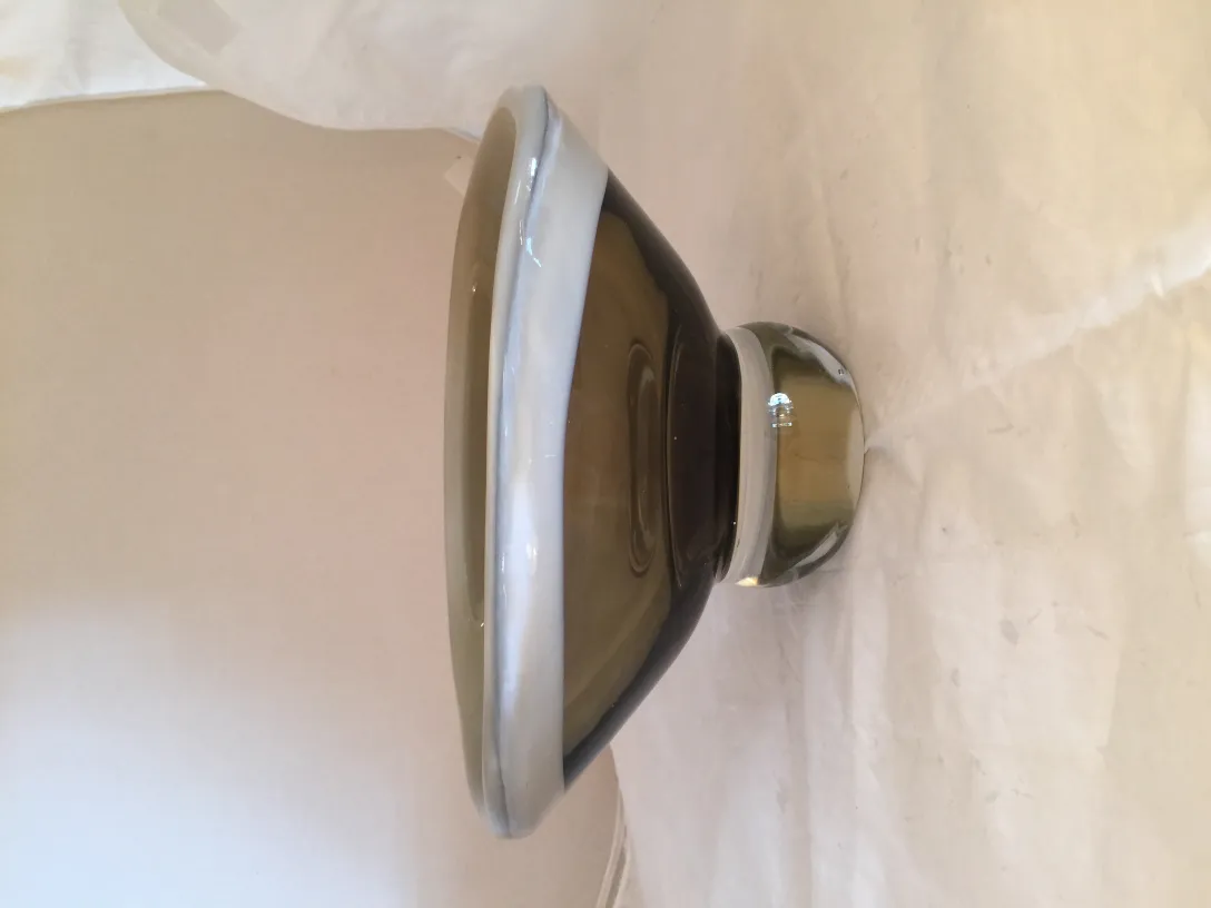 decorative piece of murano glass, subtle colors and elegant shape