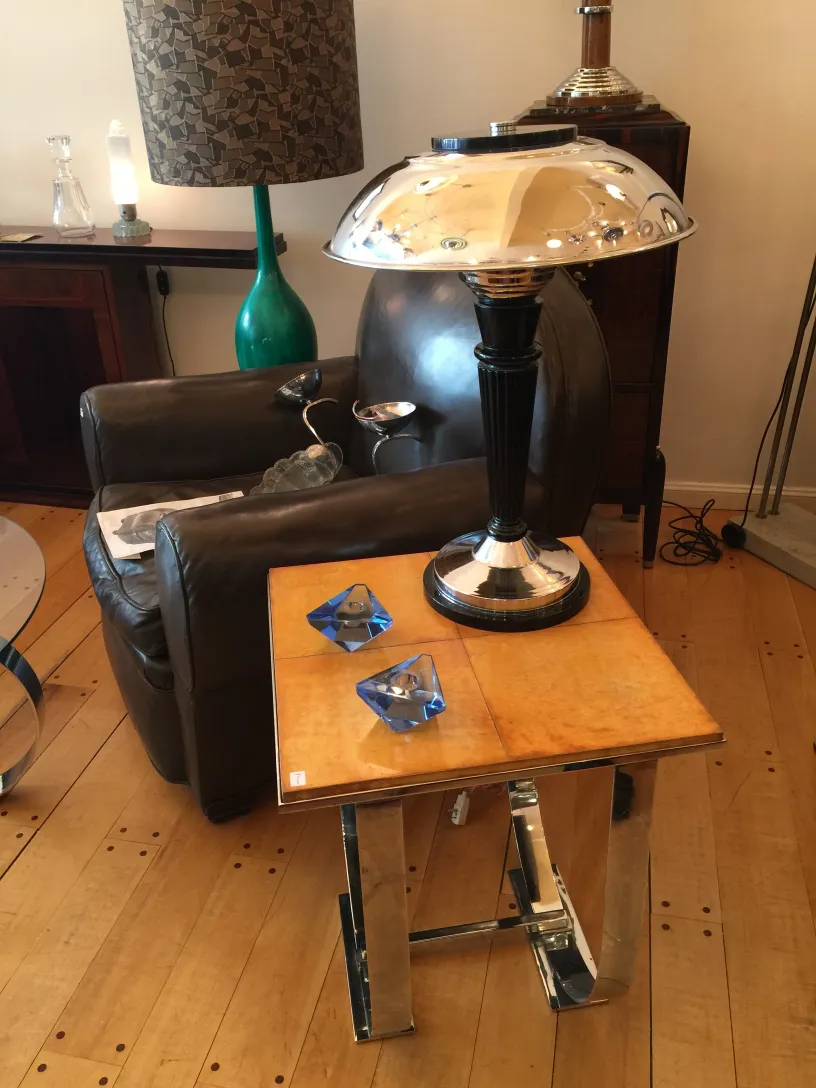 antique murano glass decoration on a table