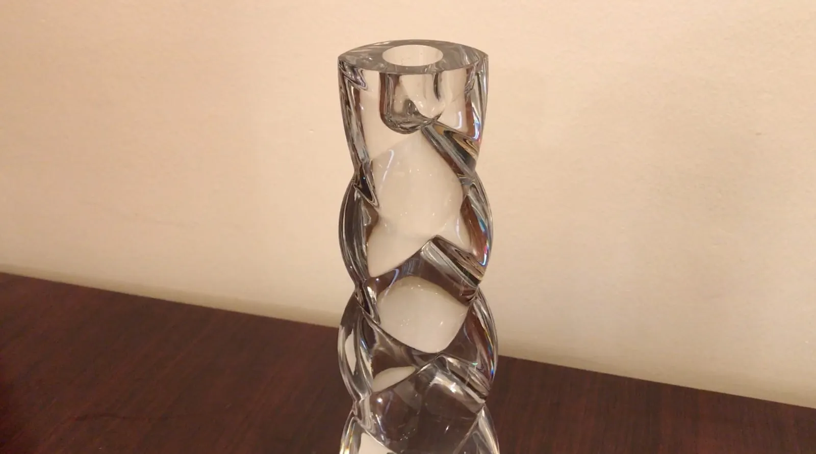 pieza antigua de cristal de murano con forma distintiva