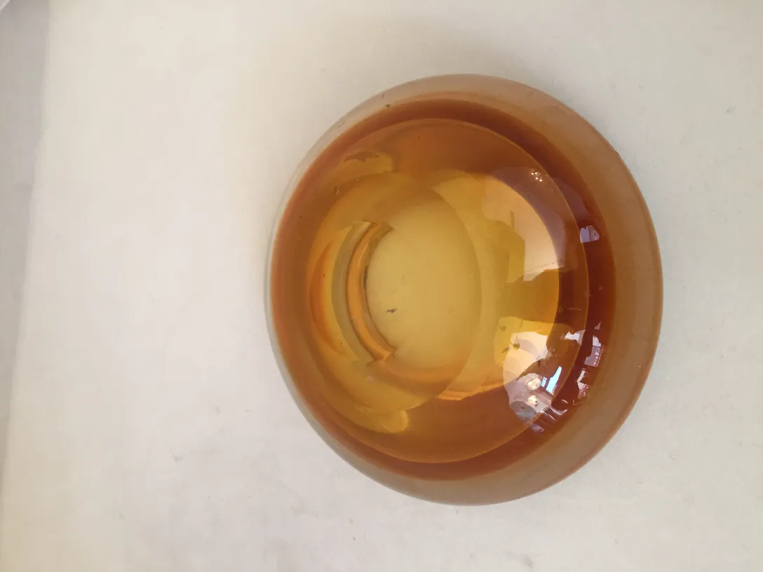 琥珀色古典穆拉诺玻璃碗