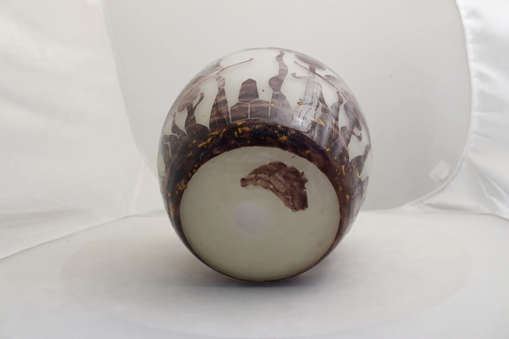 アンティークサイン入りグラス（Le Verre）のデザイン詳細