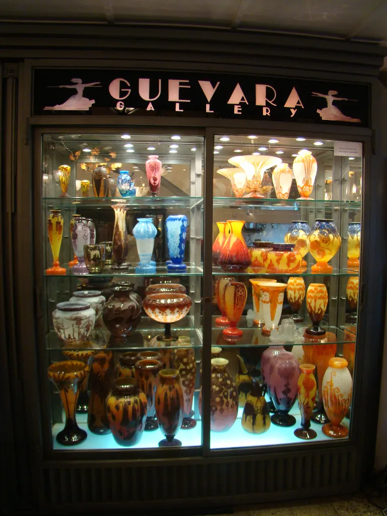 古いサイン入りグラスLe Verre、アート展示