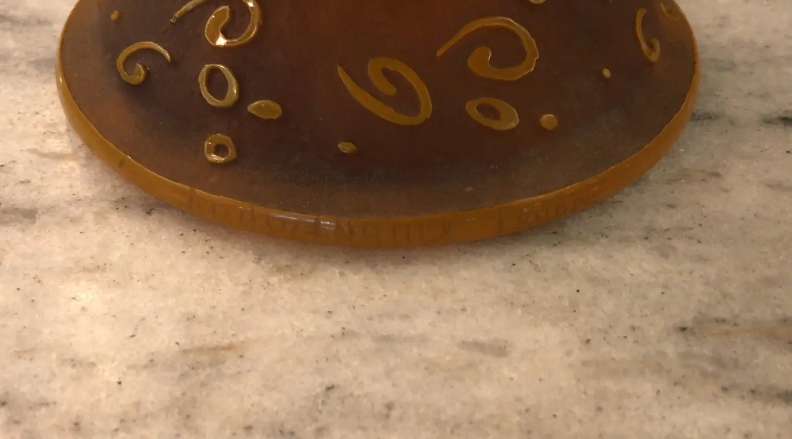 Antikes signiertes Glas von Daum Nancy im französischen Stil