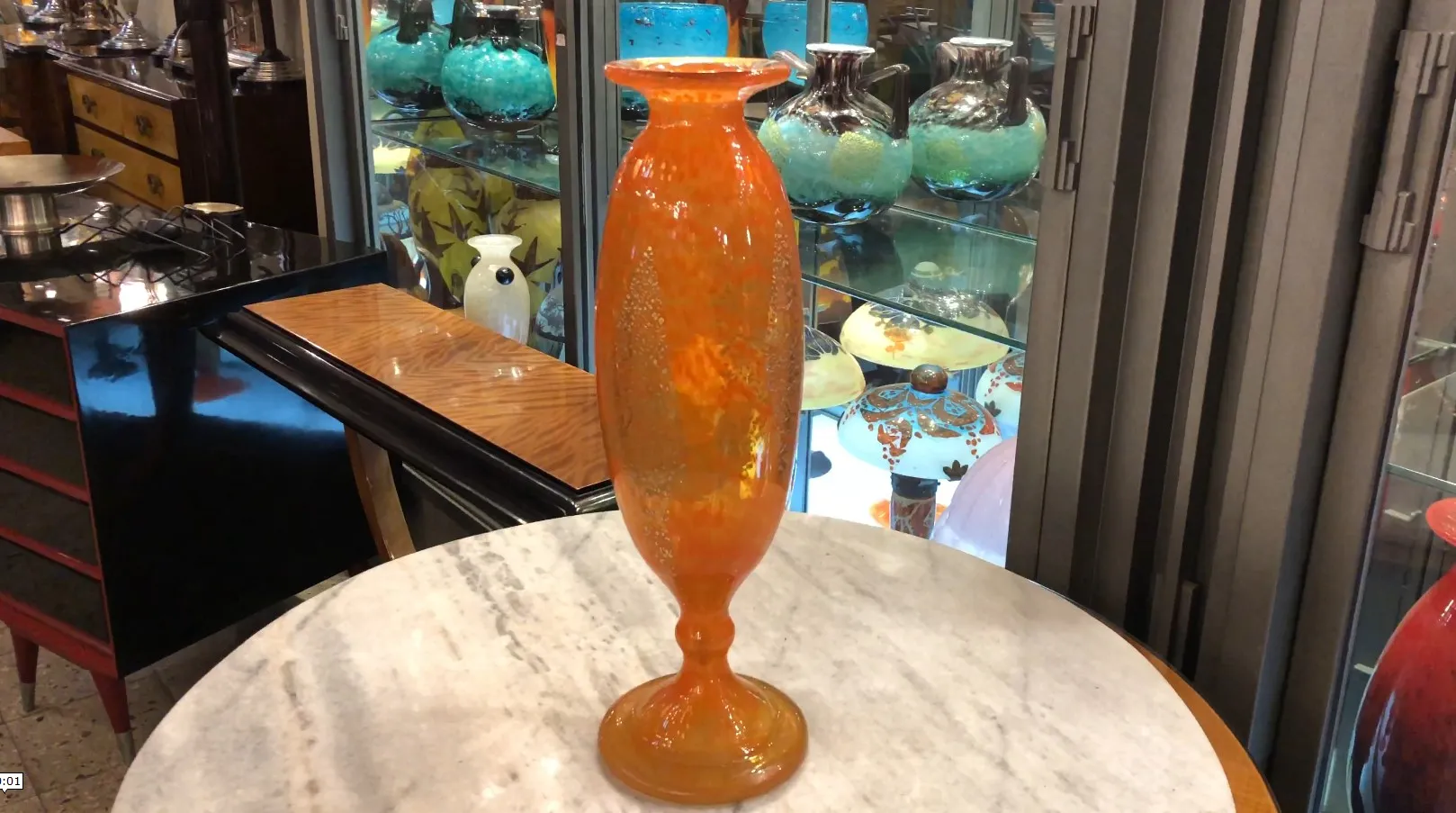 verre coloré, antiquité bien conservée