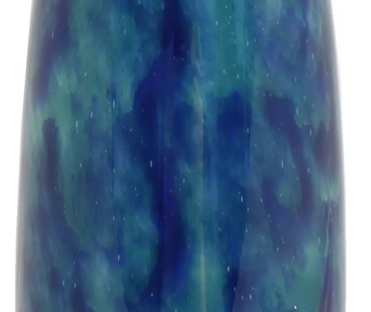 SIGNED GLASS Degué in shades of blue with subtle details