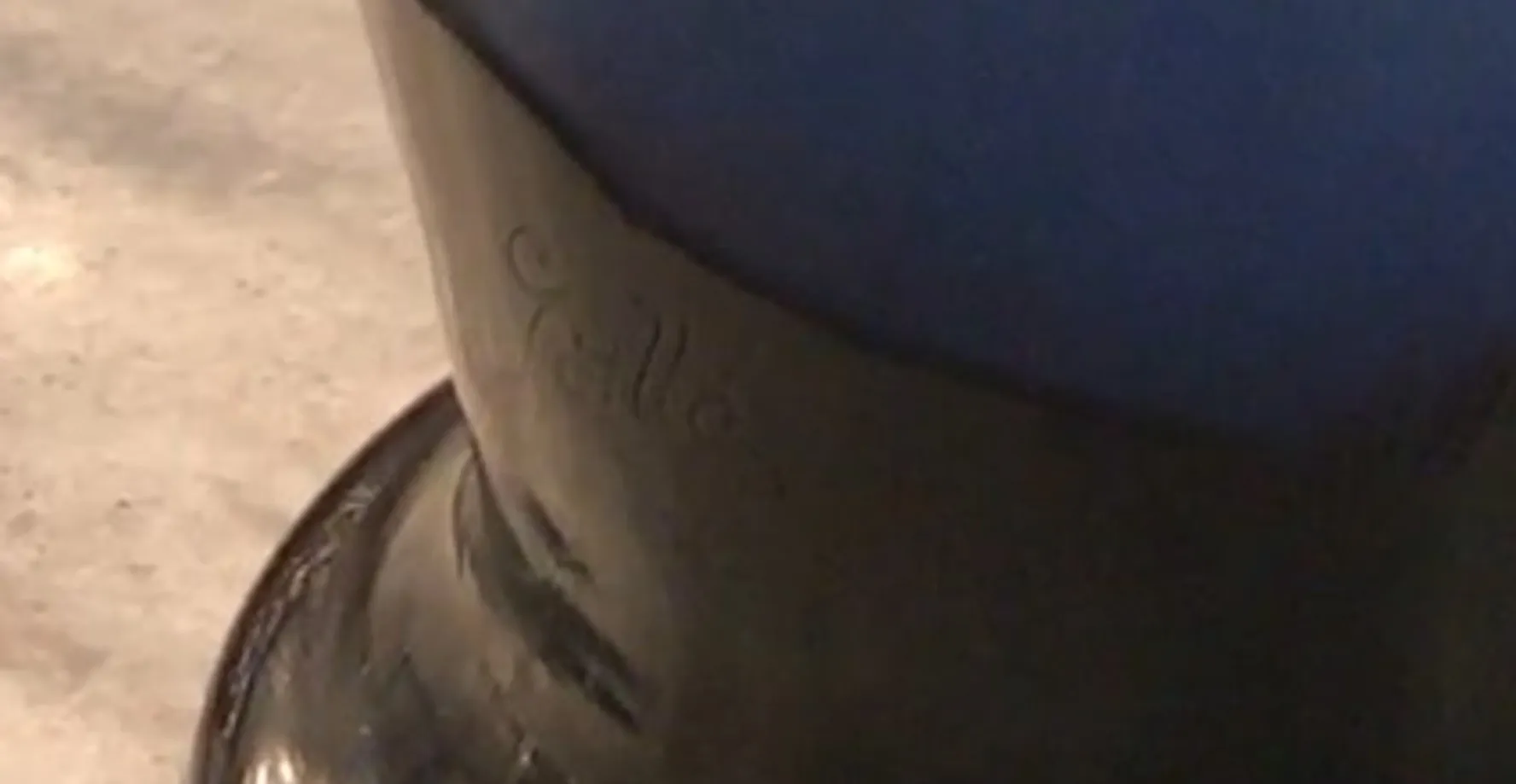 签名玻璃 gallé 有可见的艺术签名