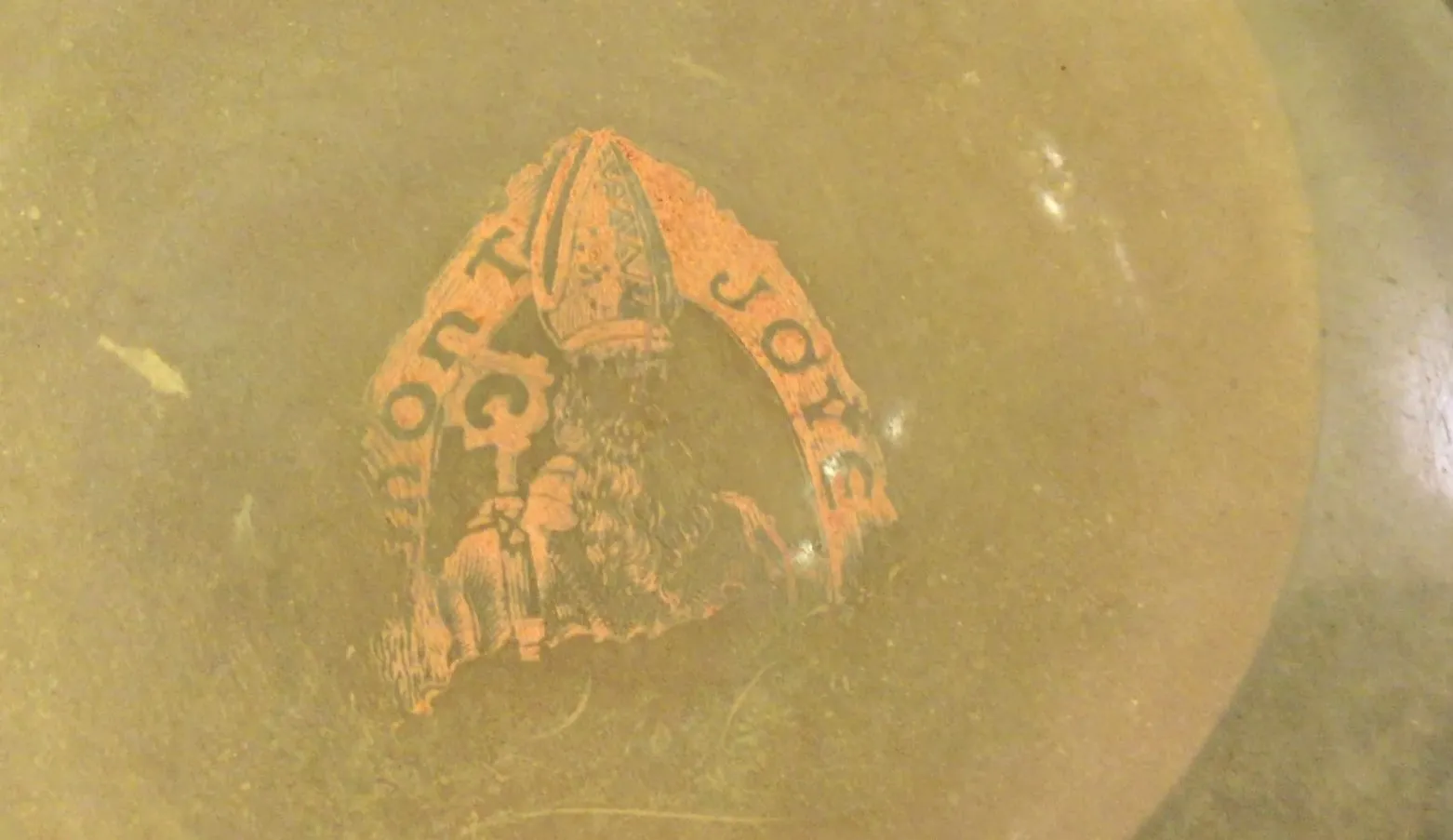 Antique signed glass LEGRAS featuring intricate design at the base.