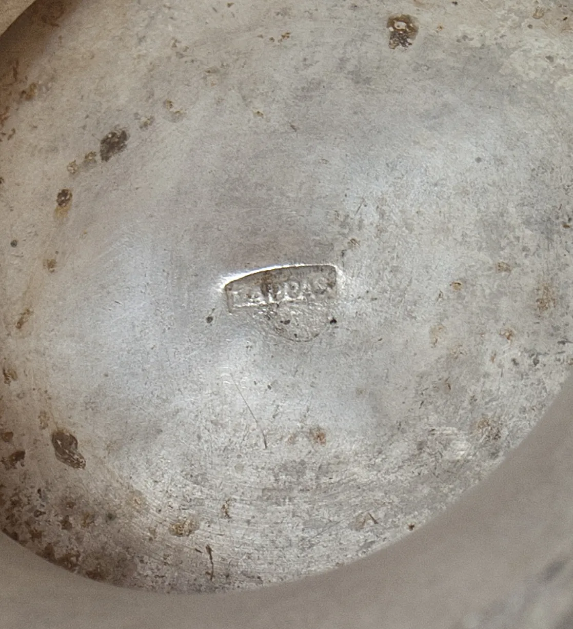 Antique candle holders Art Nouveau with decorative details