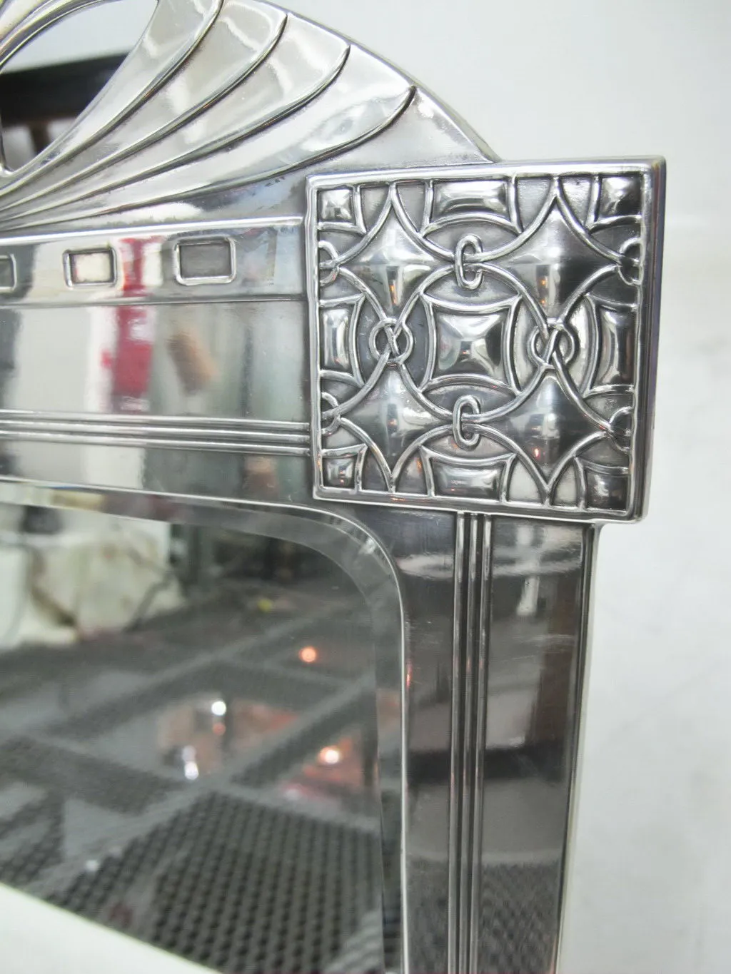 espejo antiguo decorativo con diseño art nouveau