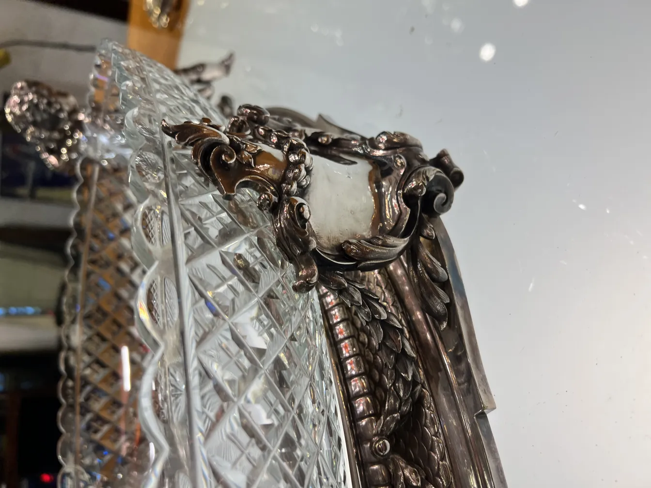 antik Blumentöpfe Christofle mit kunstvollen Details