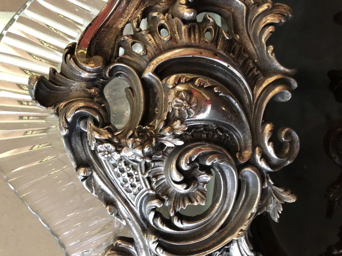 wmf blumentopf mit floralen ornamenten im antiken stil