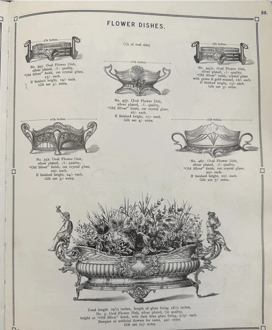 vintage decorative centerpiece featuring beautiful flowers