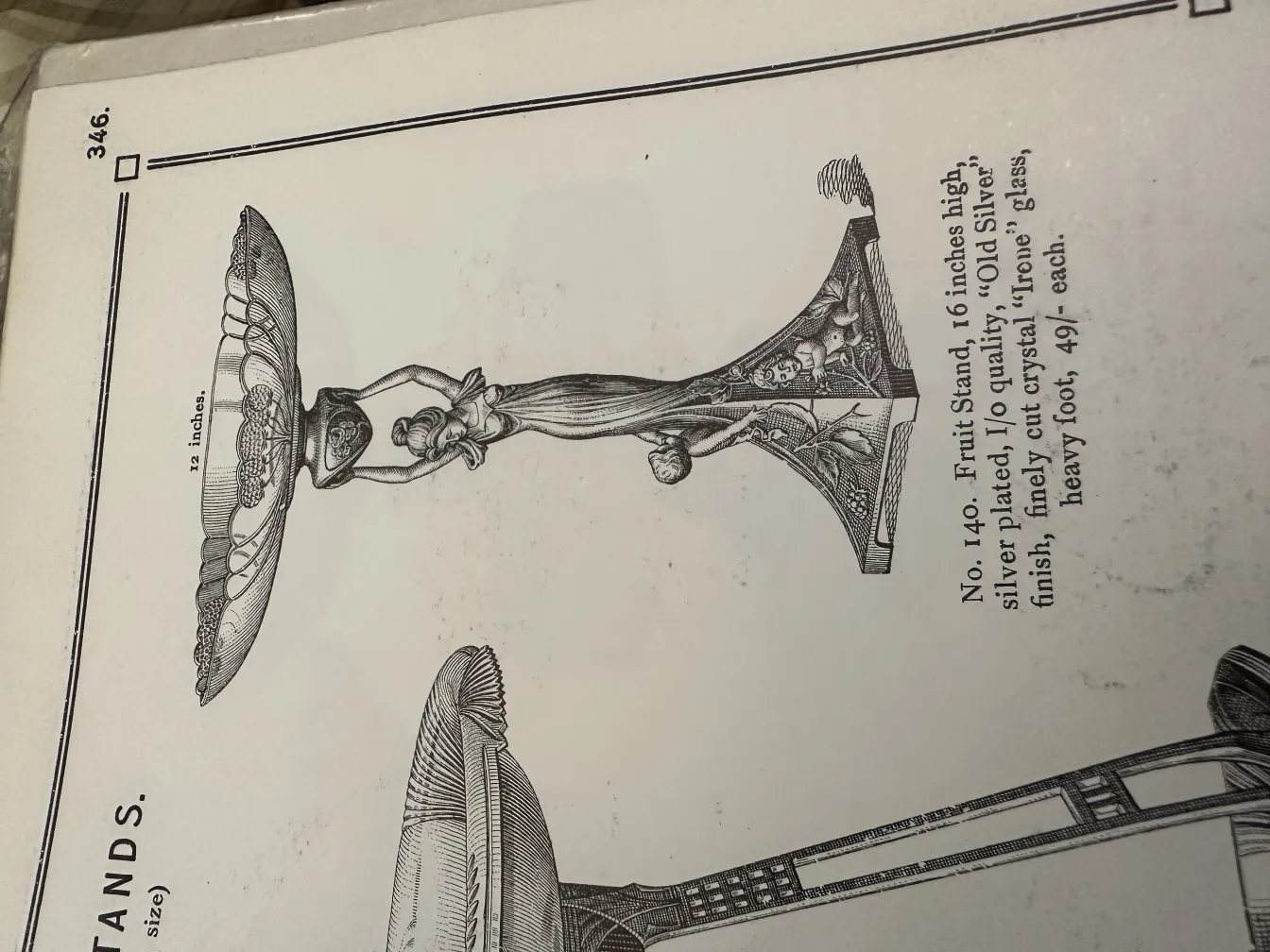 중앙부 장식 wmff 고대 스타일의 복잡한 디테일