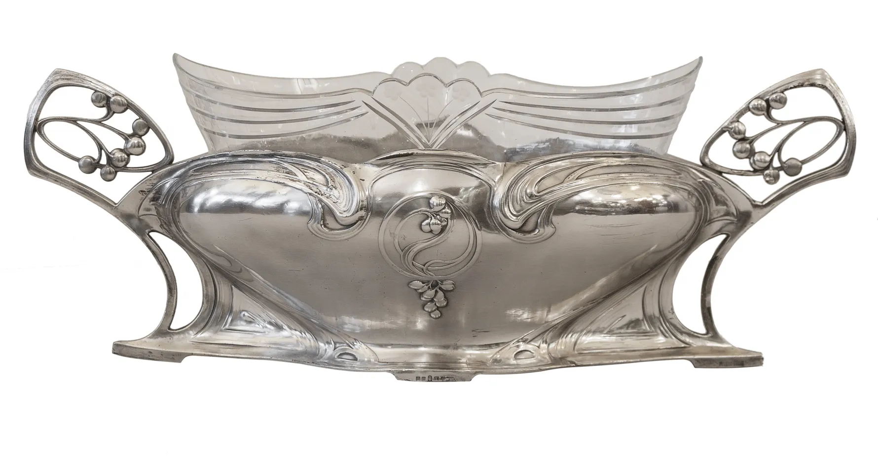 centrotavola antico WMF con design elegante e dettagli decorativi, perfetto per la decorazione della tavola