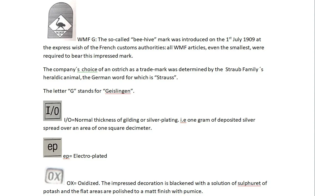 2 antique WMF jars with detailed design in a classic setting.