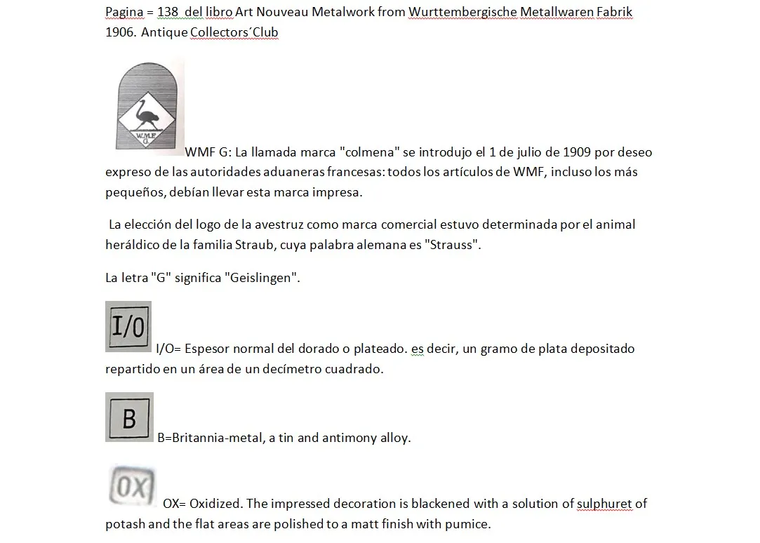 اثنان من أباريق wmfs الأثرية على خلفية زخرفية