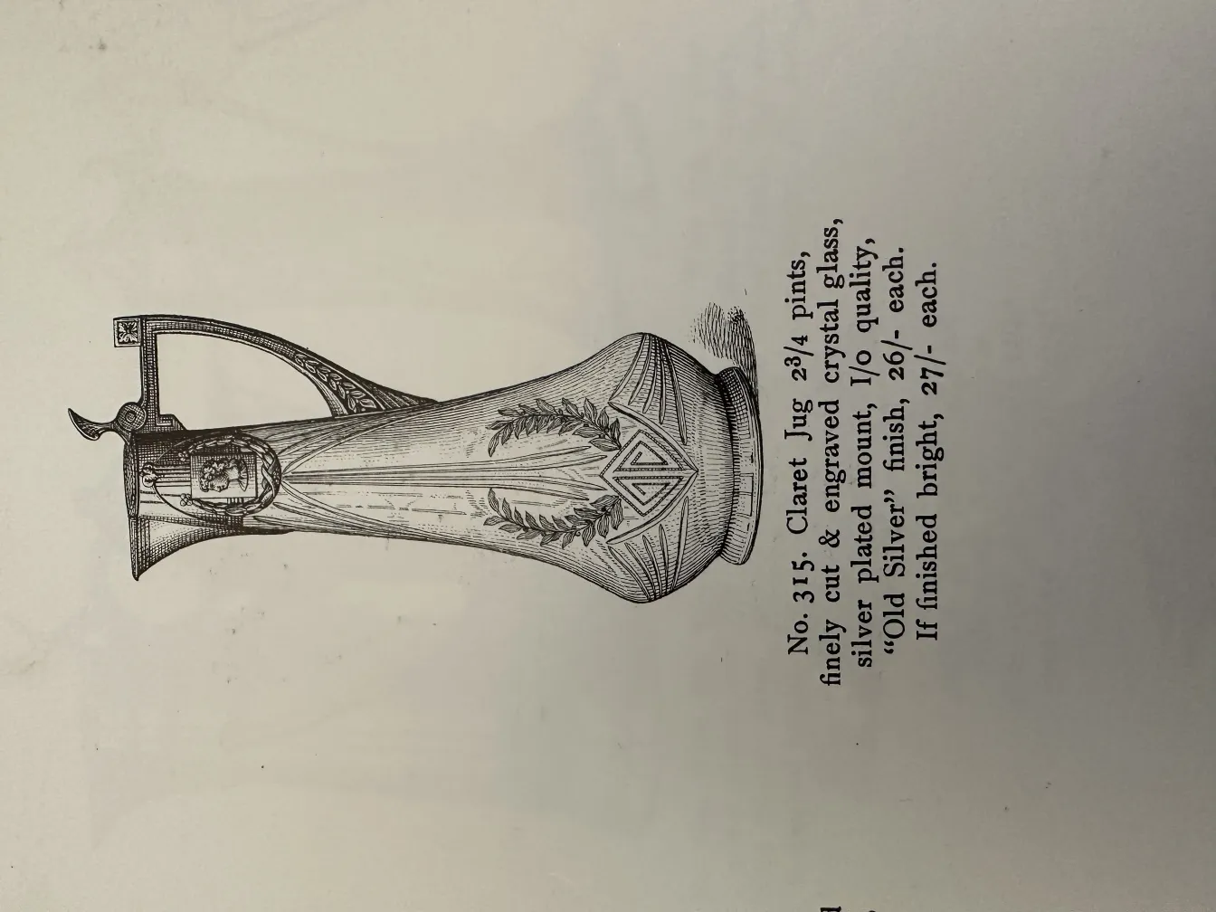 Ilustração de 2 jarras WMF com um design antigo e elegante em um ambiente nostálgico.