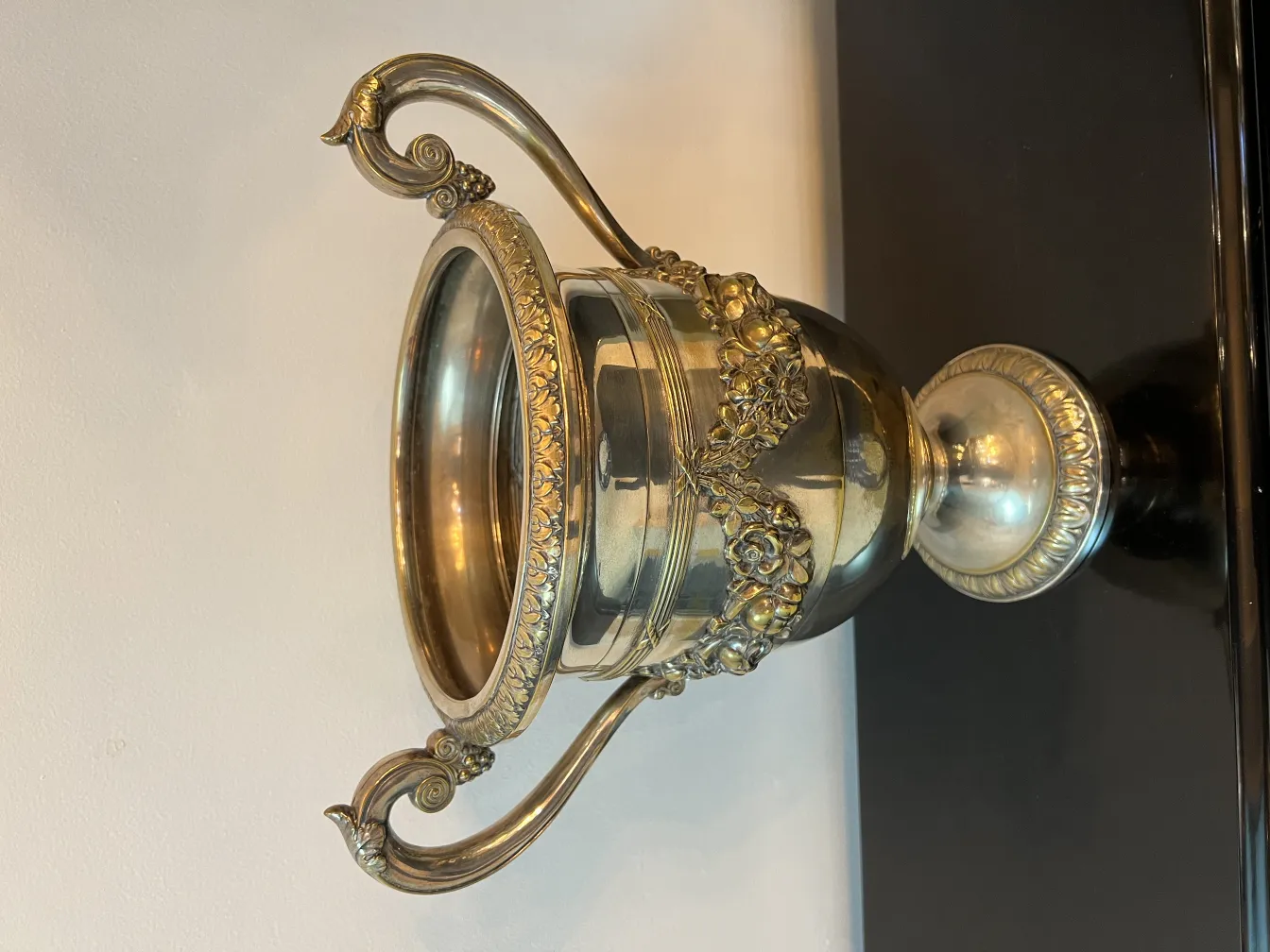 2 champaneras antiguas WMF con detalles ornamentales