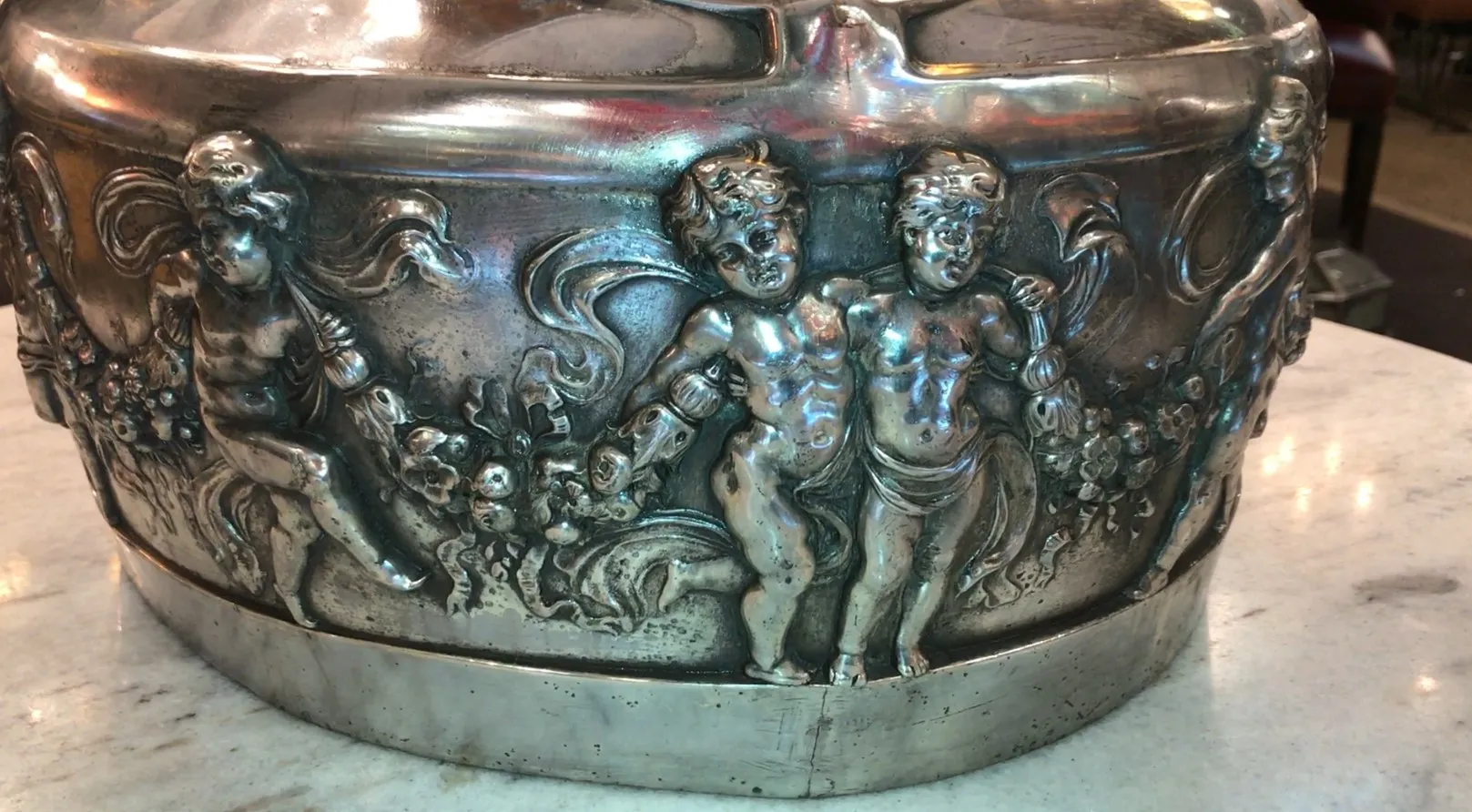 2 champaneras antiguas wmF con detalles de duiños