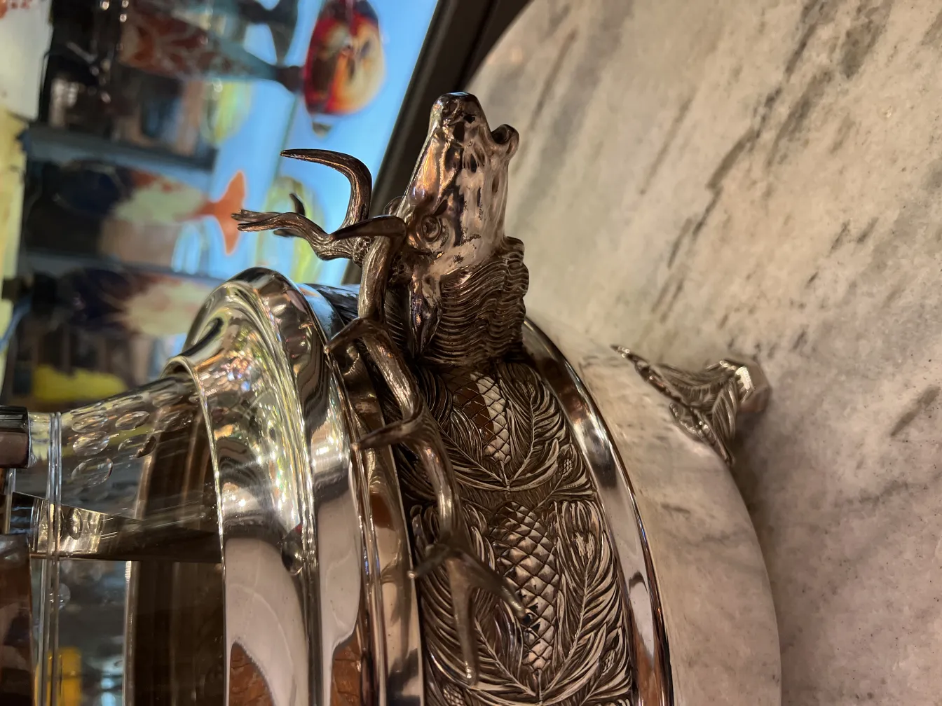 装飾的な古いWMFパンチボウル