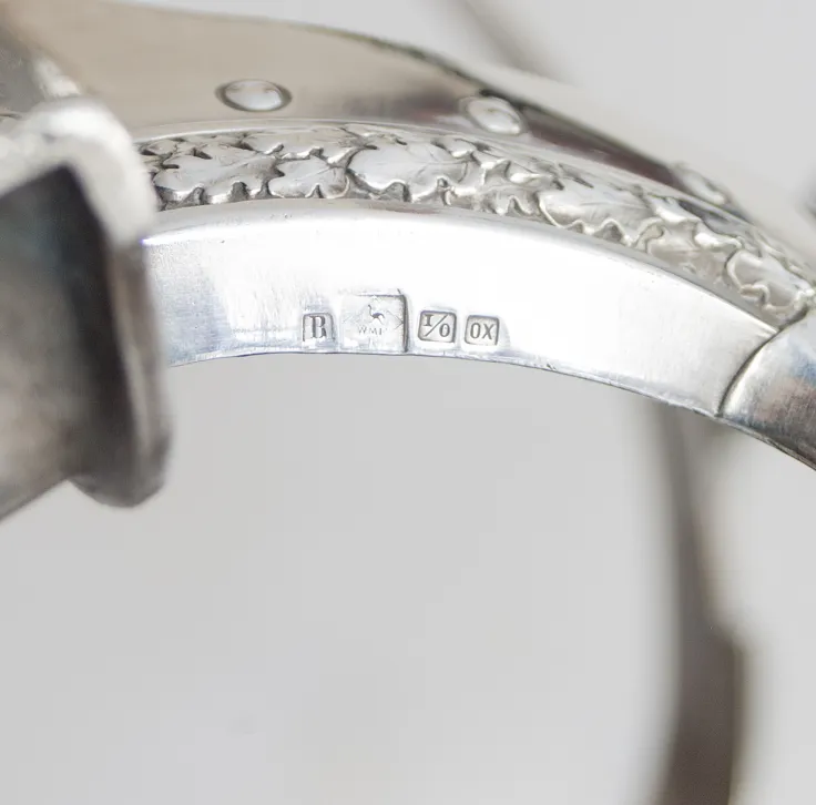 Детализированная антикварная чаша для пунша WMF с изысканной отделкой