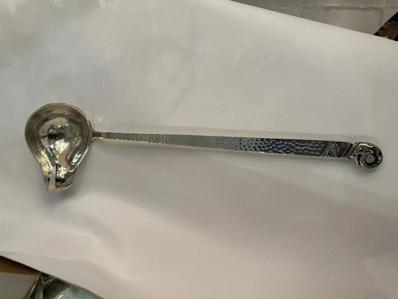 elegant antique WMF punch bowl, perfect for parties, metallic shine