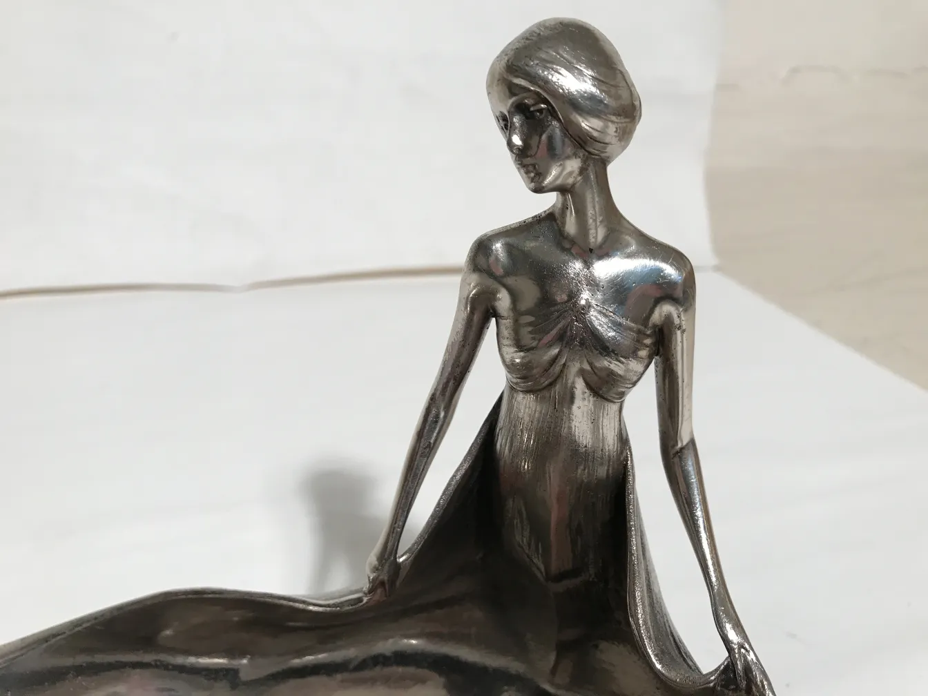 plateaux de carte antique ORIVIT avec figure décorative