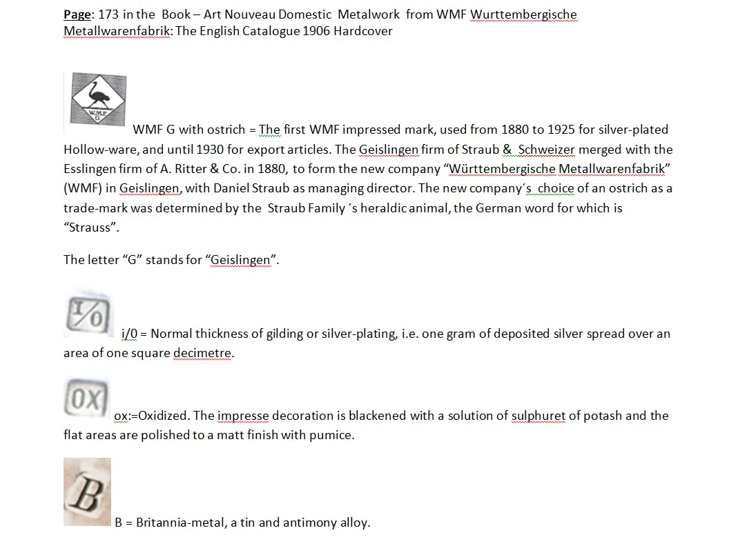 bandeja de cartas antigua wmf, elegante y decorativa, con diseño clásico