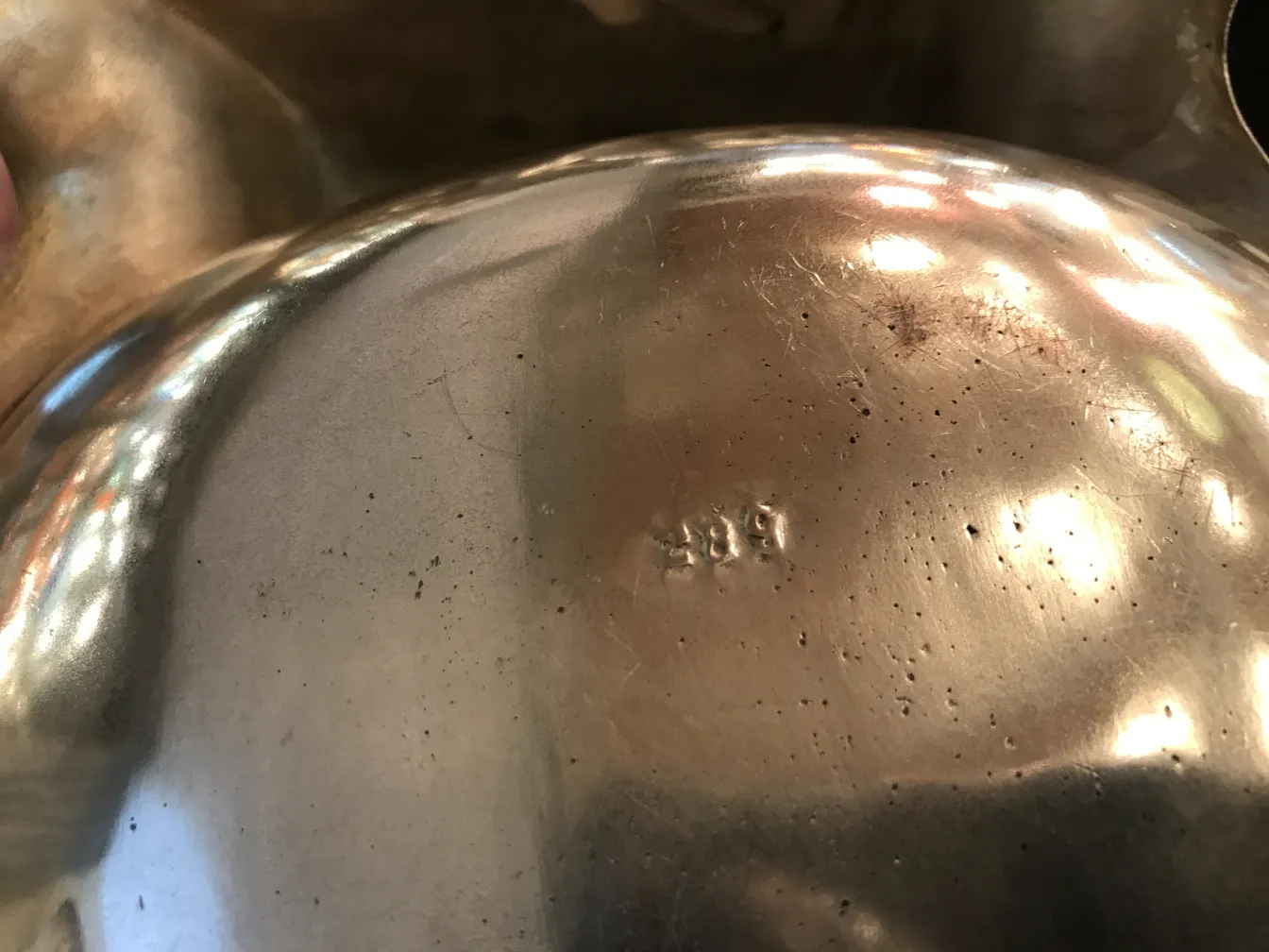 Antique card tray WMF with subtle markings