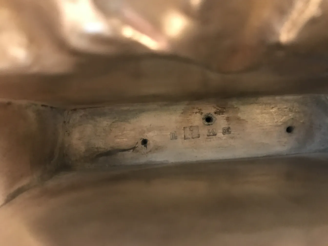 plateaux de carte ancien WMF avec détails visibles