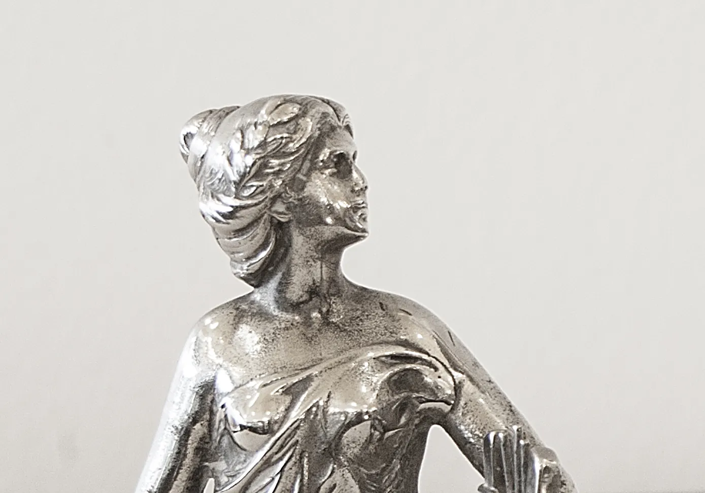 vassoio per carte antico WMF con figure decorative