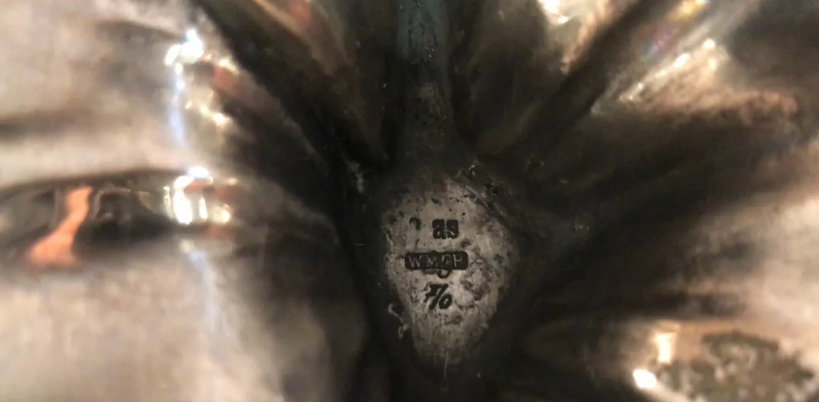 古董卡片托盘WMF，设计优雅