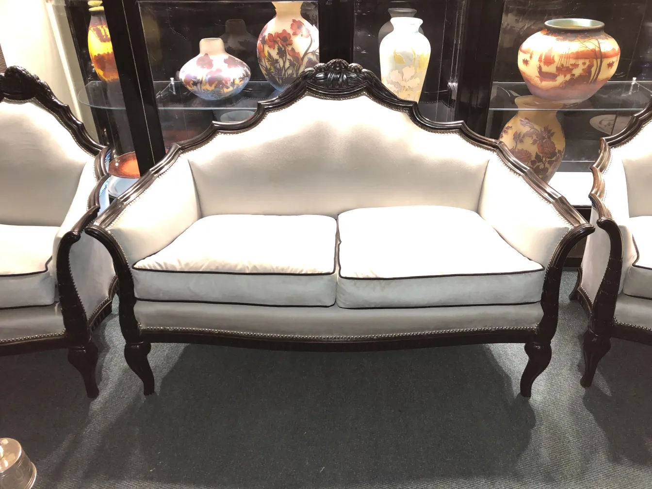 antique armchairs by paul follot, elegant design