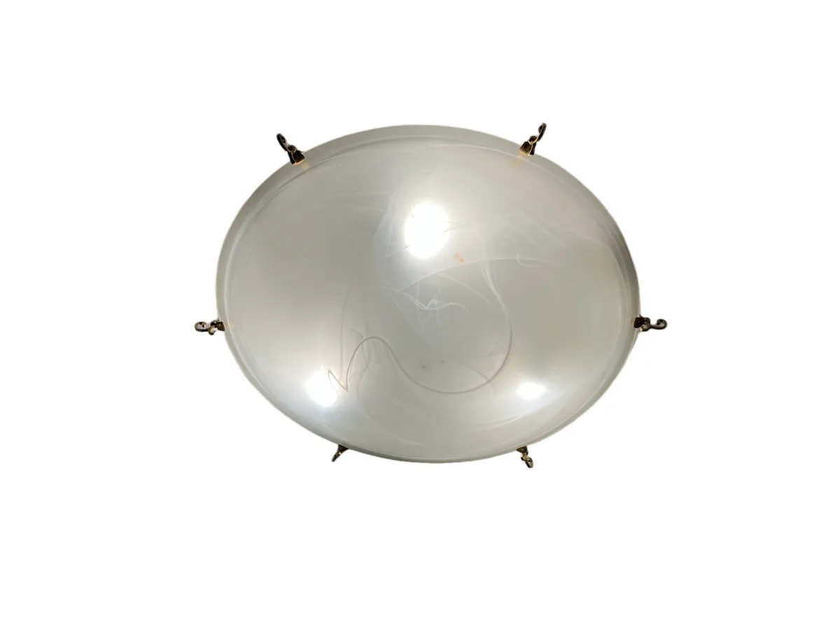 Antique round ceiling lights with a simple design, perfect for vintage spaces.