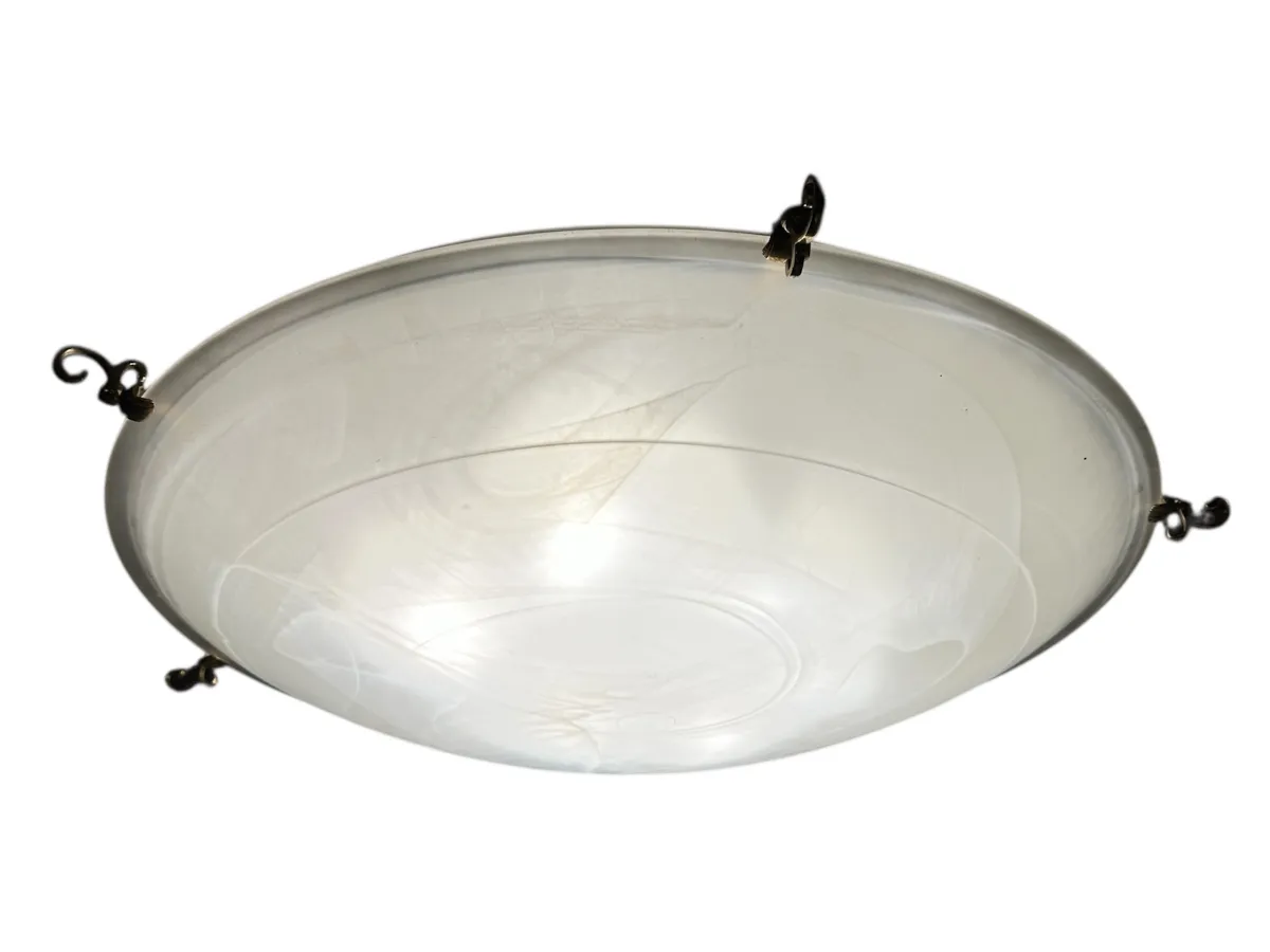 Four antique ceiling lights with an elegant and delicate design