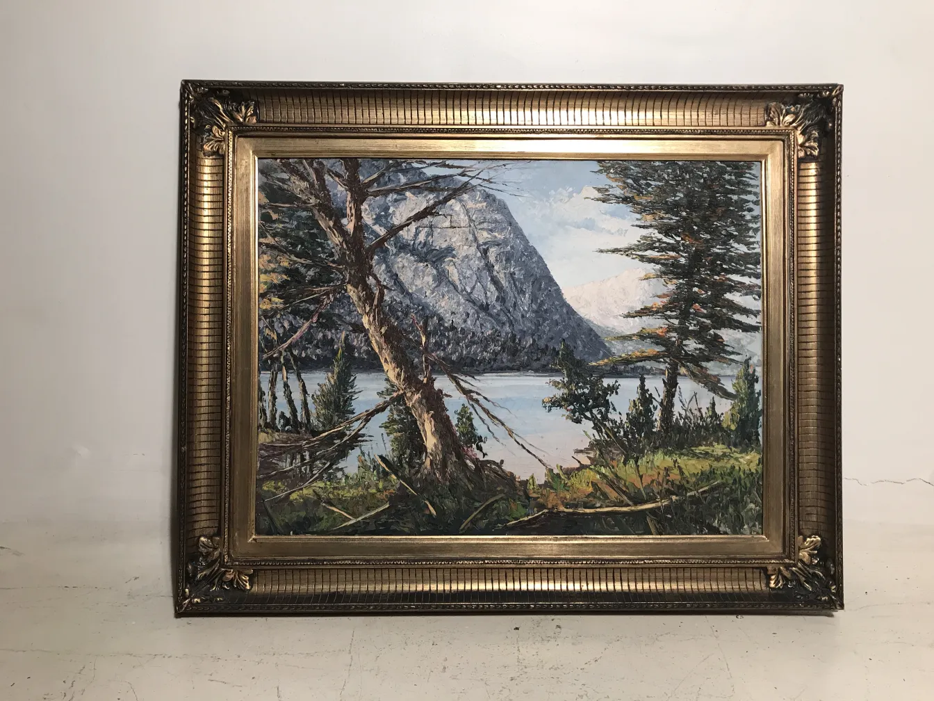 古董绘画 crispino 展示山水风景