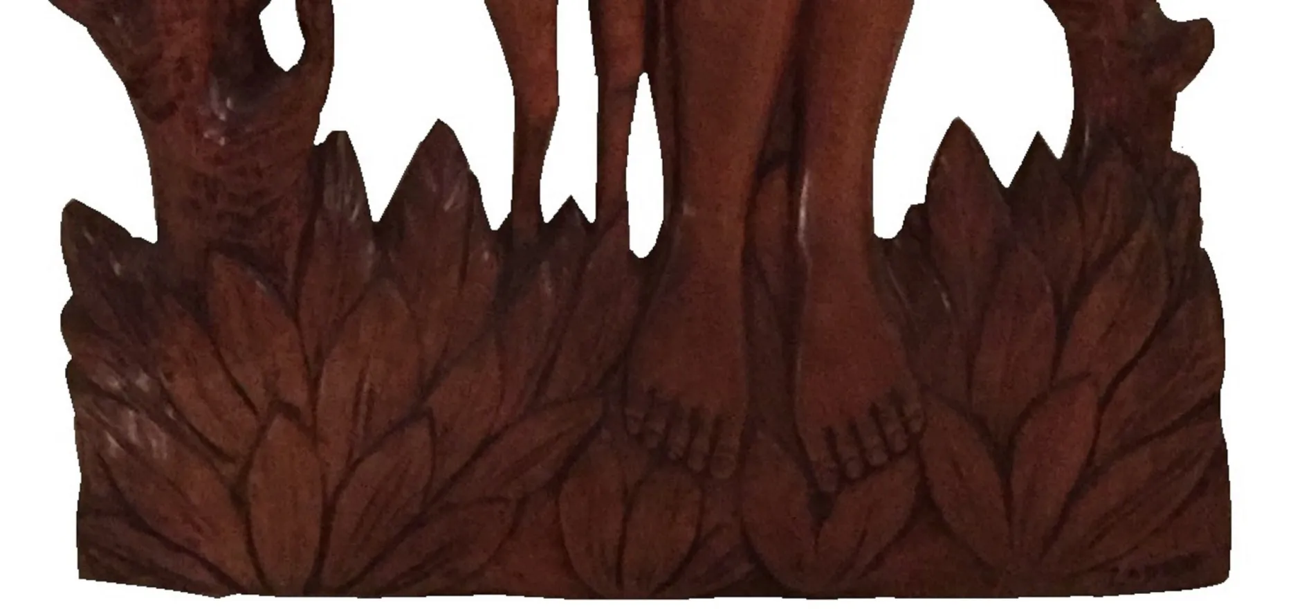 antike wandplatte Zadra mit detailreichem Design