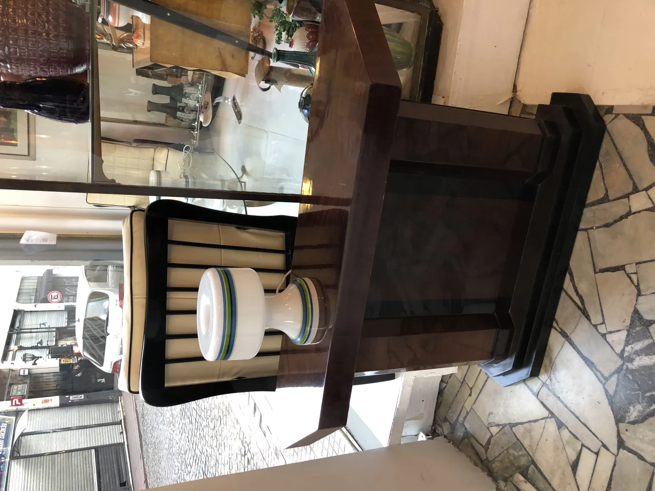 Conjunto de 2 lámparas de mesa antiguas con base elegante