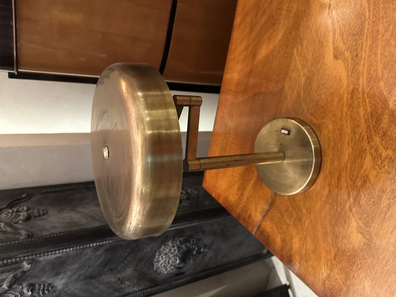 due lampade da tavolo antiche con base dorata